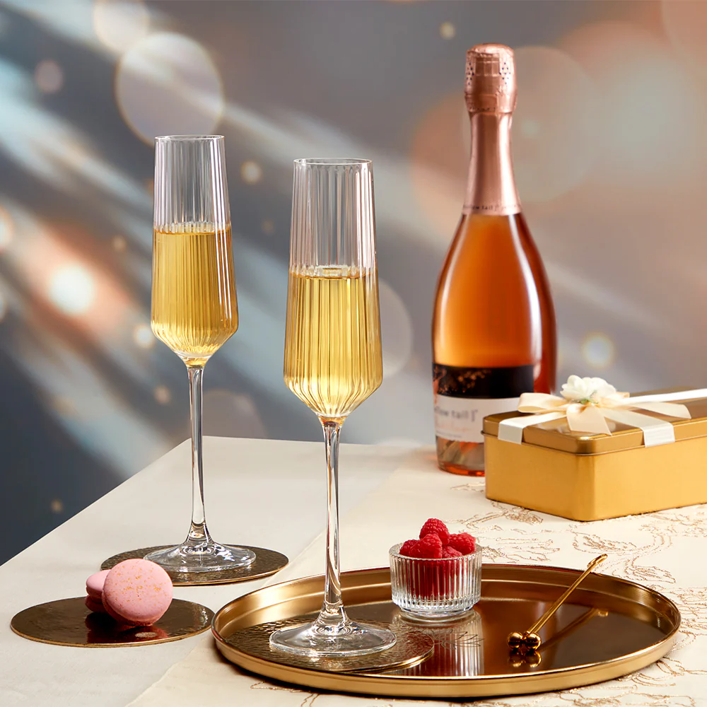 Diamond Champagne Glass, Set of 2 - Image 6
