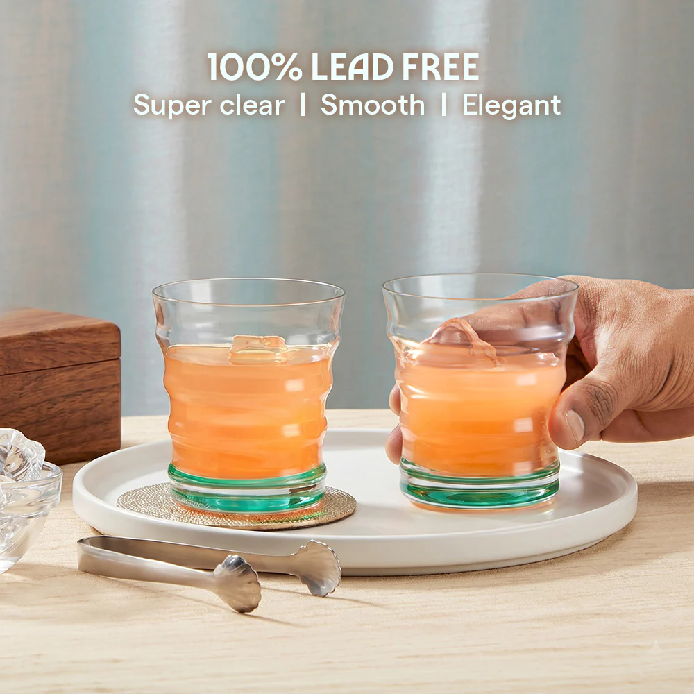 Diana Glass Tumbler Set, Green - Image 5