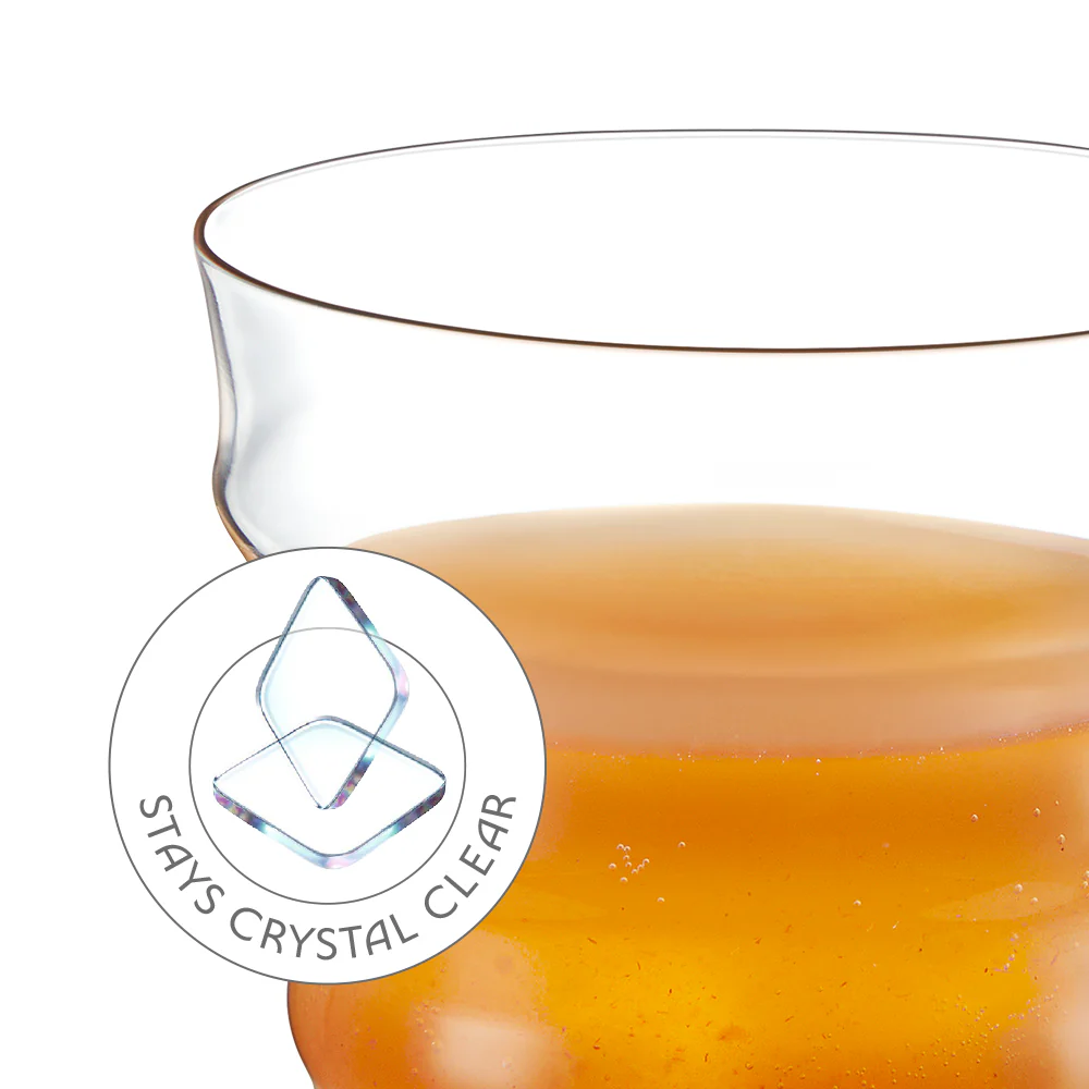 Diana Glass Tumbler Set, Orange - Image 2