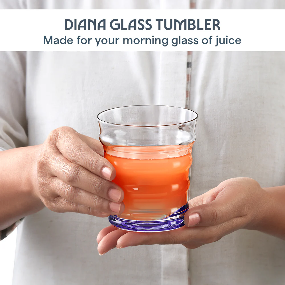 Diana Glass Tumbler Set, Purple - Image 4