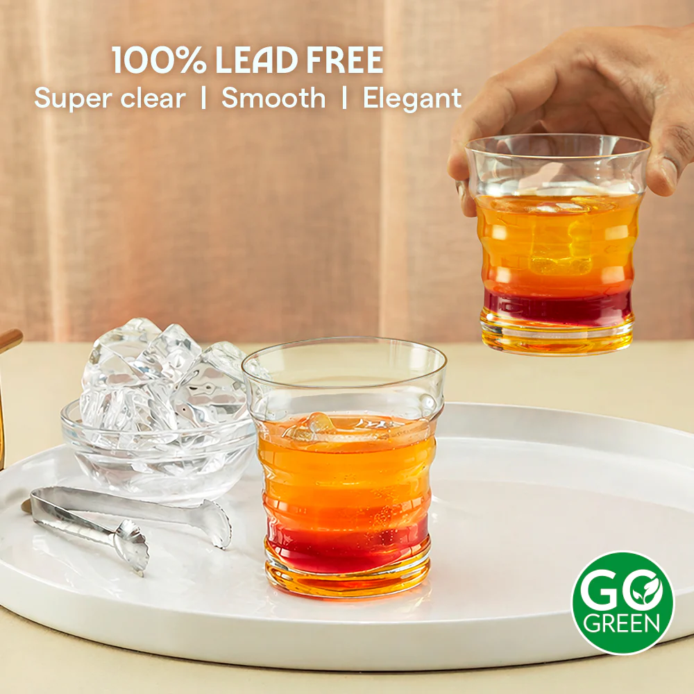 Diana Glass Tumbler Set, Yellow - Image 5