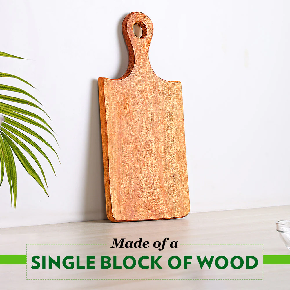 Dice Neem Wood Chopping Board - Image 4