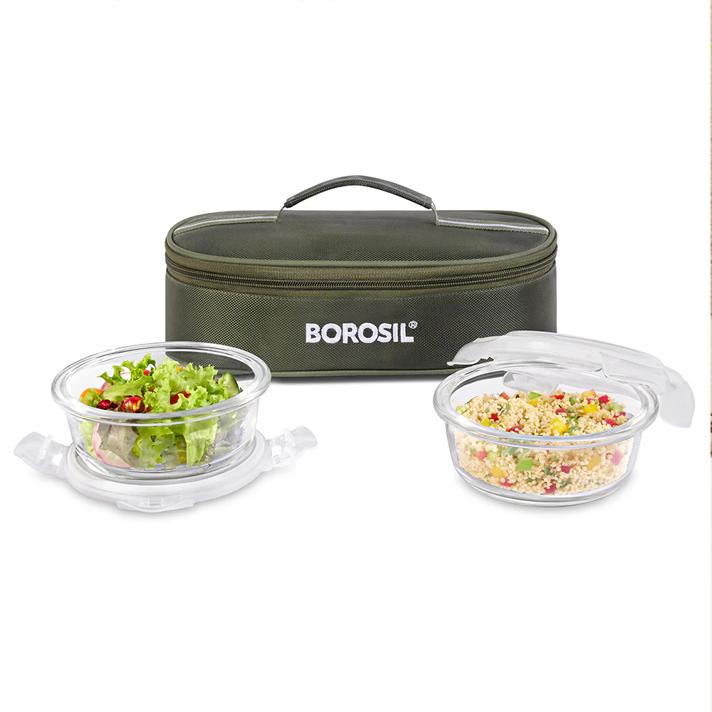 Eateasy Round Glass Lunchbox - Image 3
