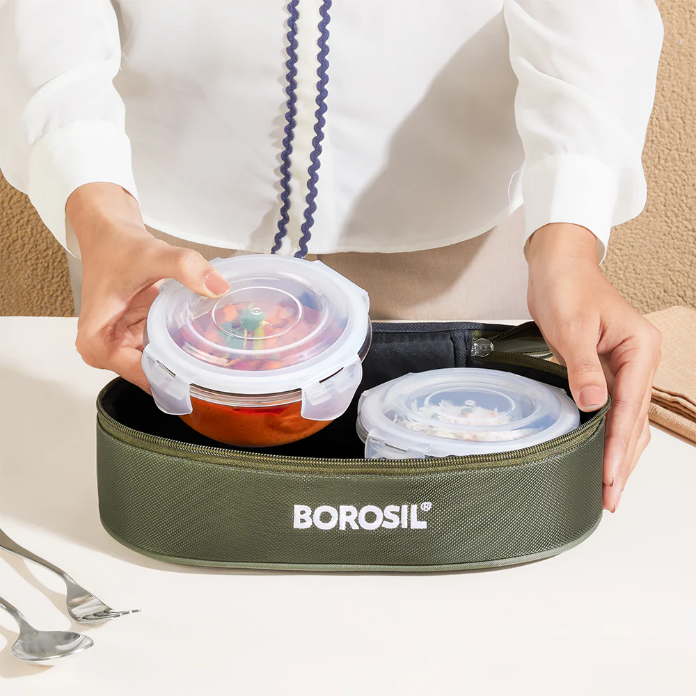 Eateasy Round Glass Lunchbox - Image 5