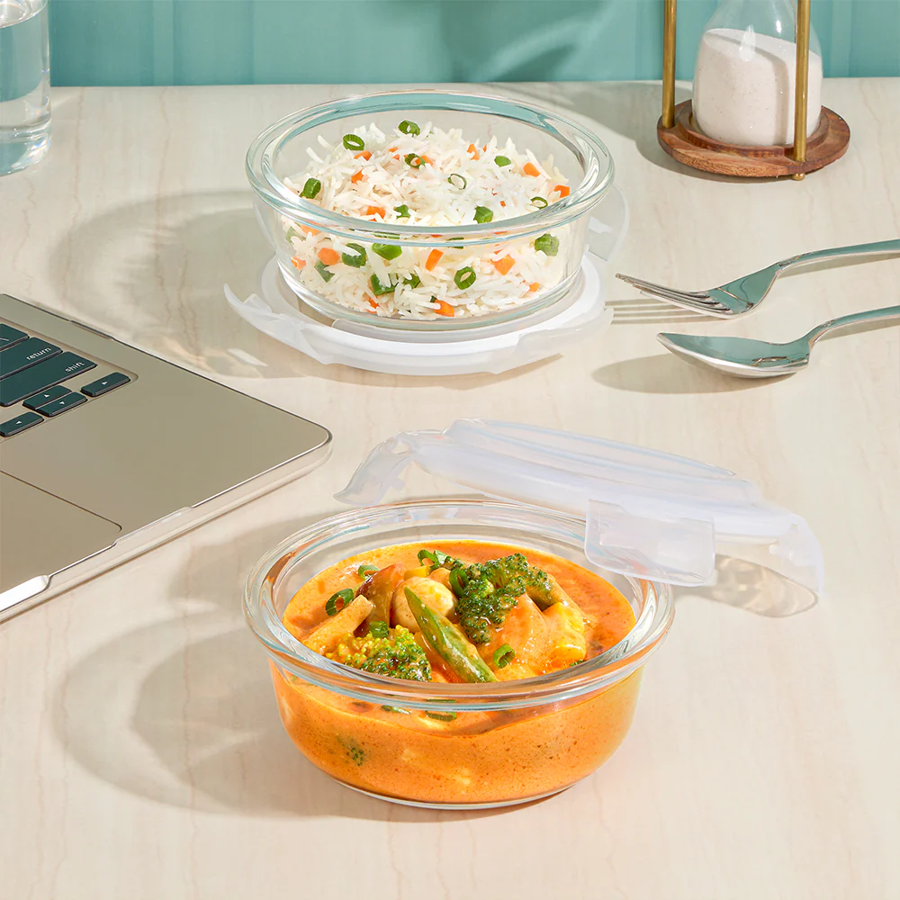 Eateasy Round Glass Lunchbox - Image 7