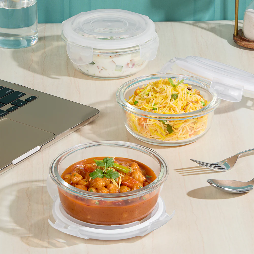 Eateasy Round Glass Lunchbox - Image 7