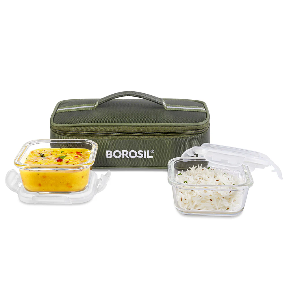Eateasy Square Glass Lunchbox - Image 3