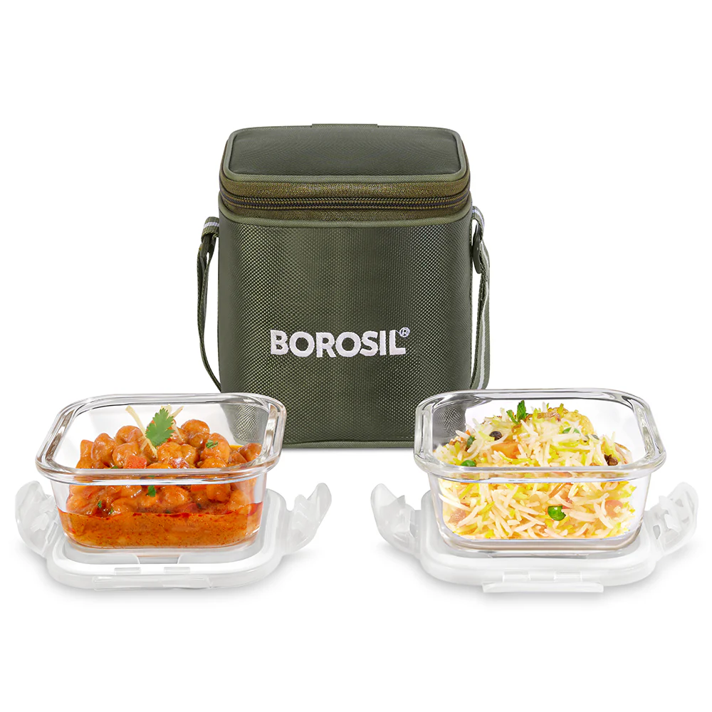 Eateasy Round Glass Lunchbox - Image 3