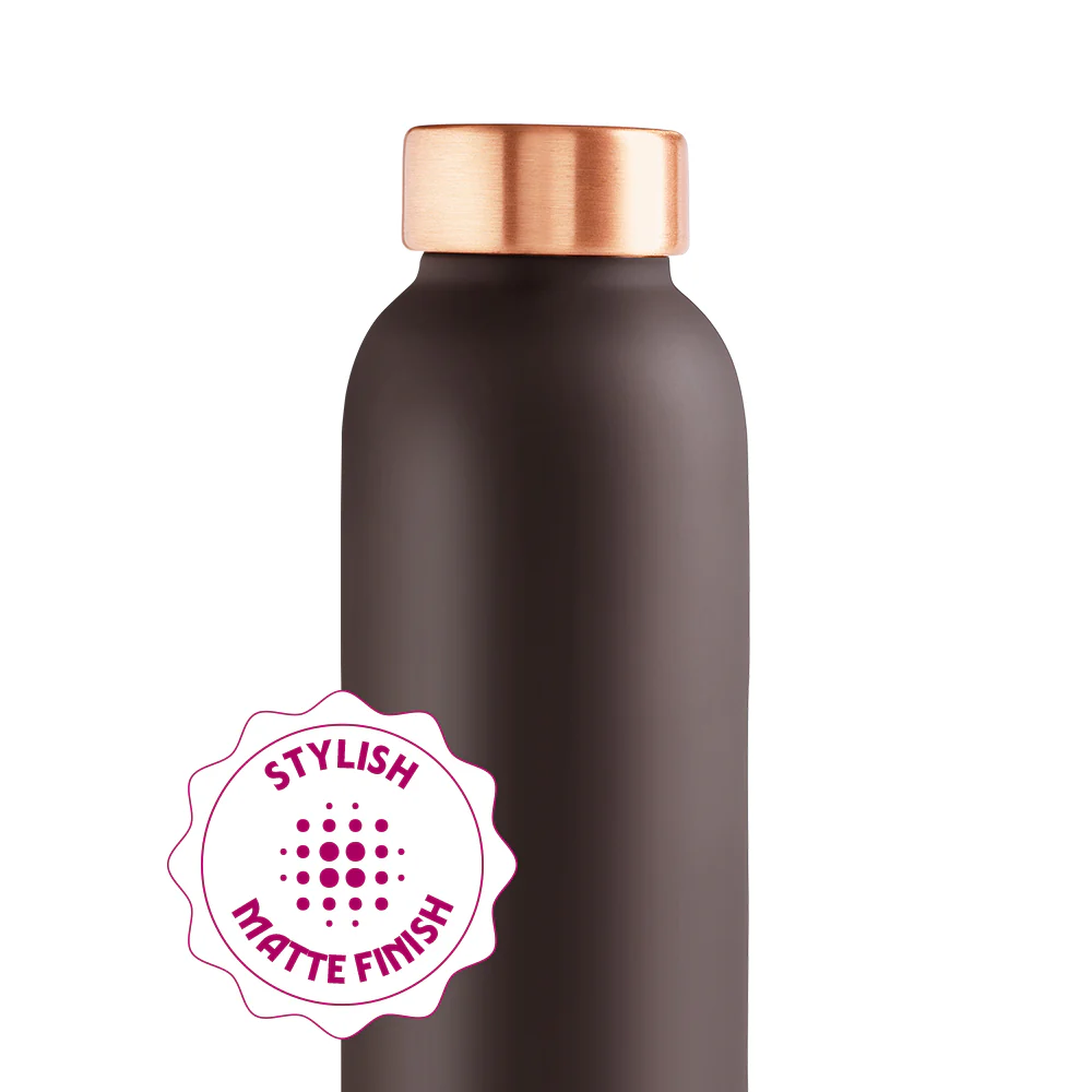 ECO Colour Copper Bottle & Glass Set, Brown - Image 19