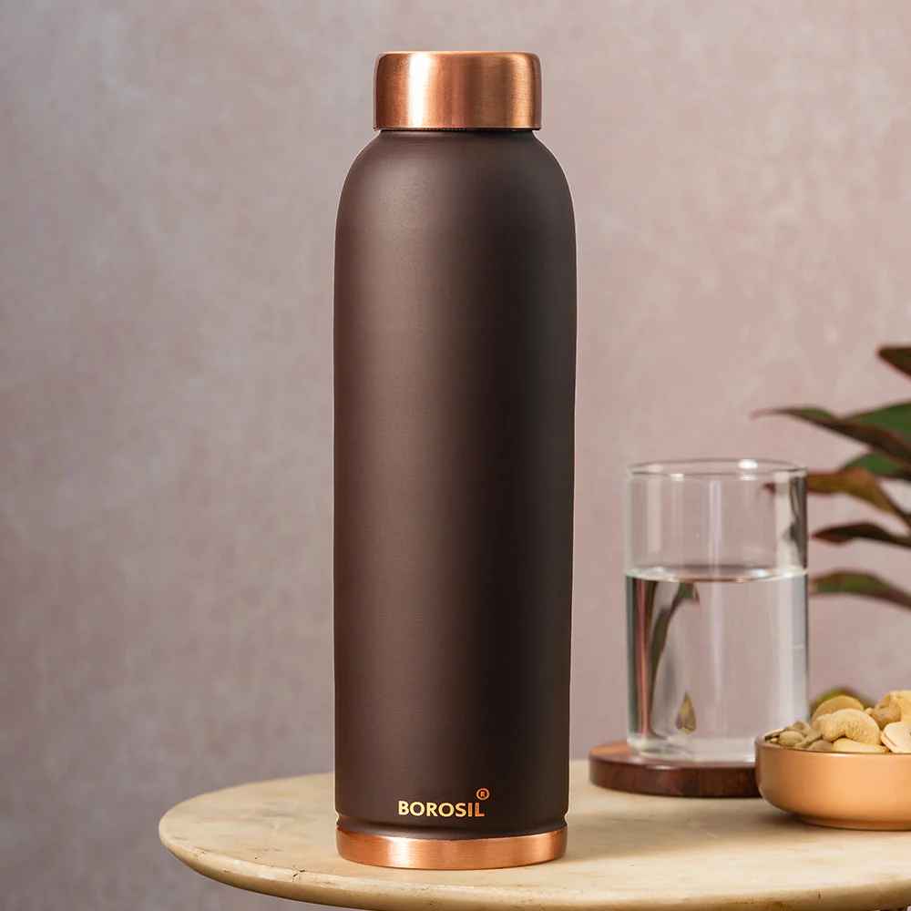 Personalised Eco Copper Bottle, Brown - Image 11
