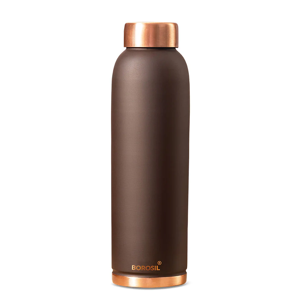 Personalised Eco Copper Bottle, Brown - Image 4