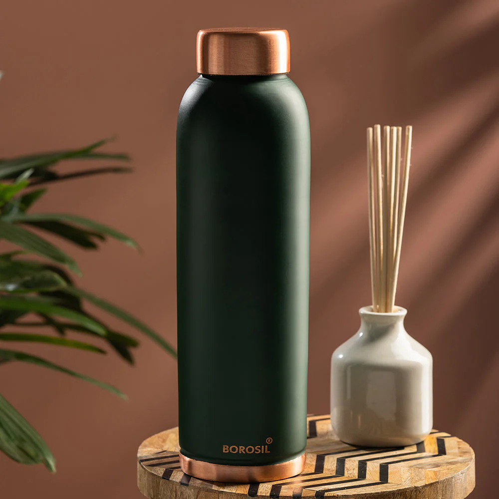 Personalised Eco Copper Bottle, Green - Image 11