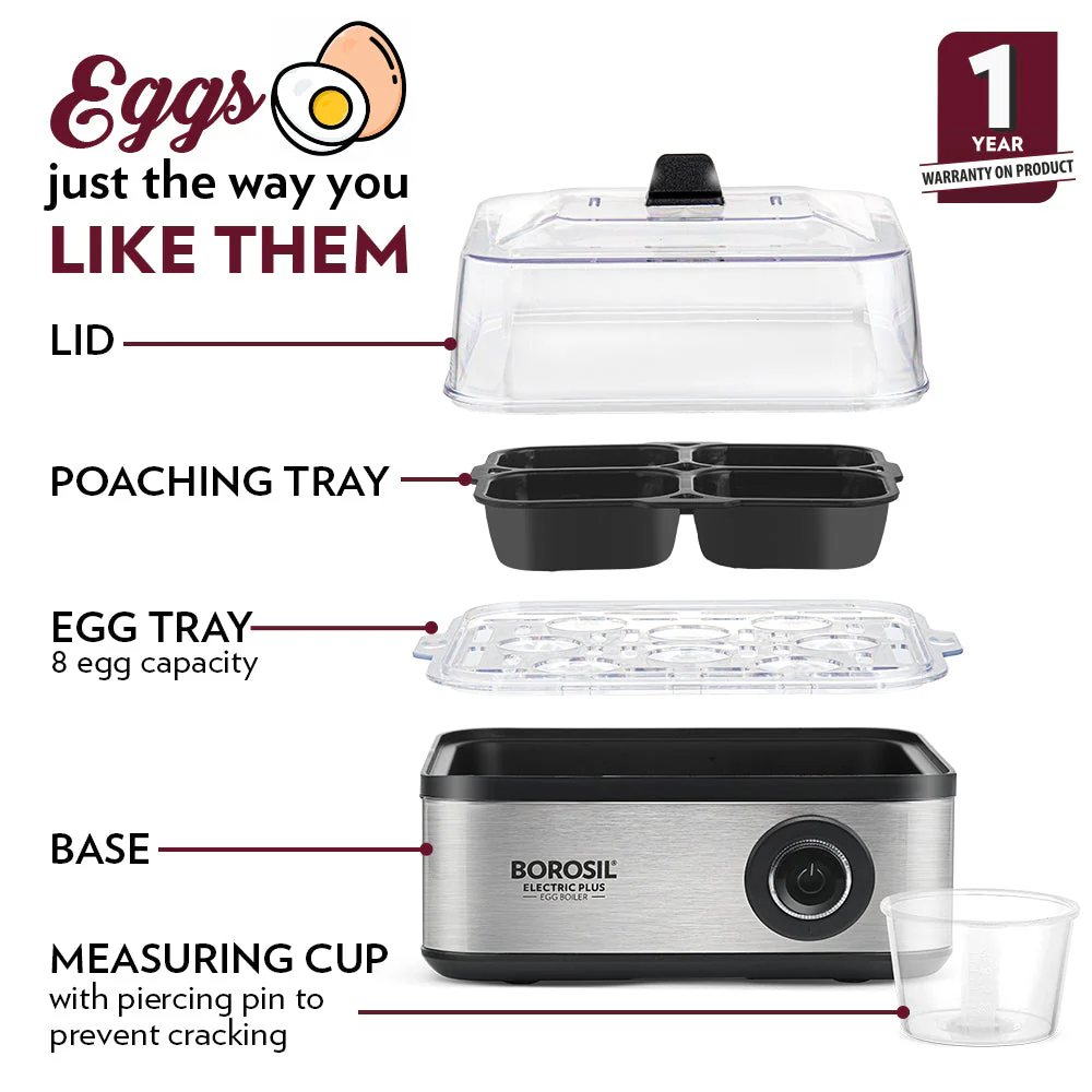 Electric Plus 8 Egg Boiler - Image 5