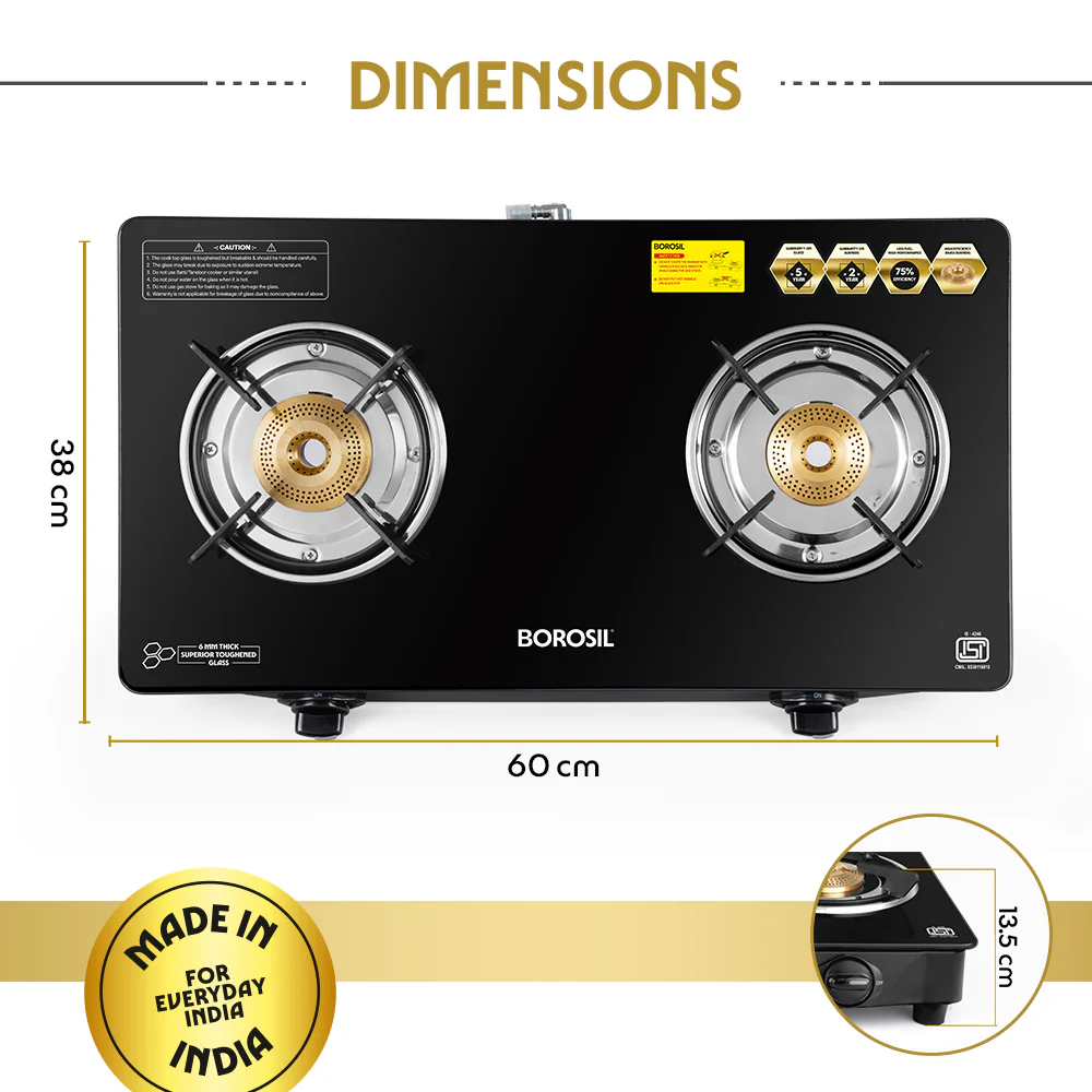 Energia Glasstop Gas stove - Image 3