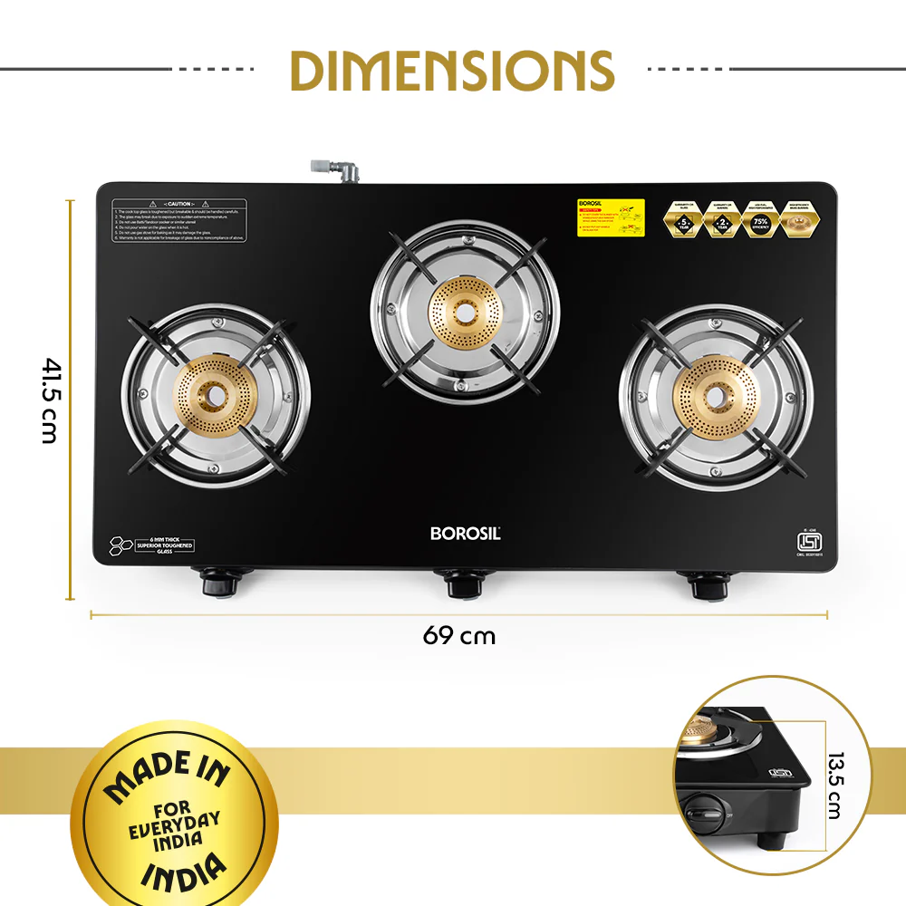 Energia Glasstop Gas stove - Image 3