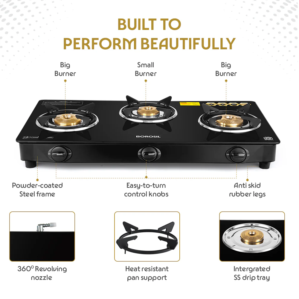 Energia Glasstop Gas stove - Image 5
