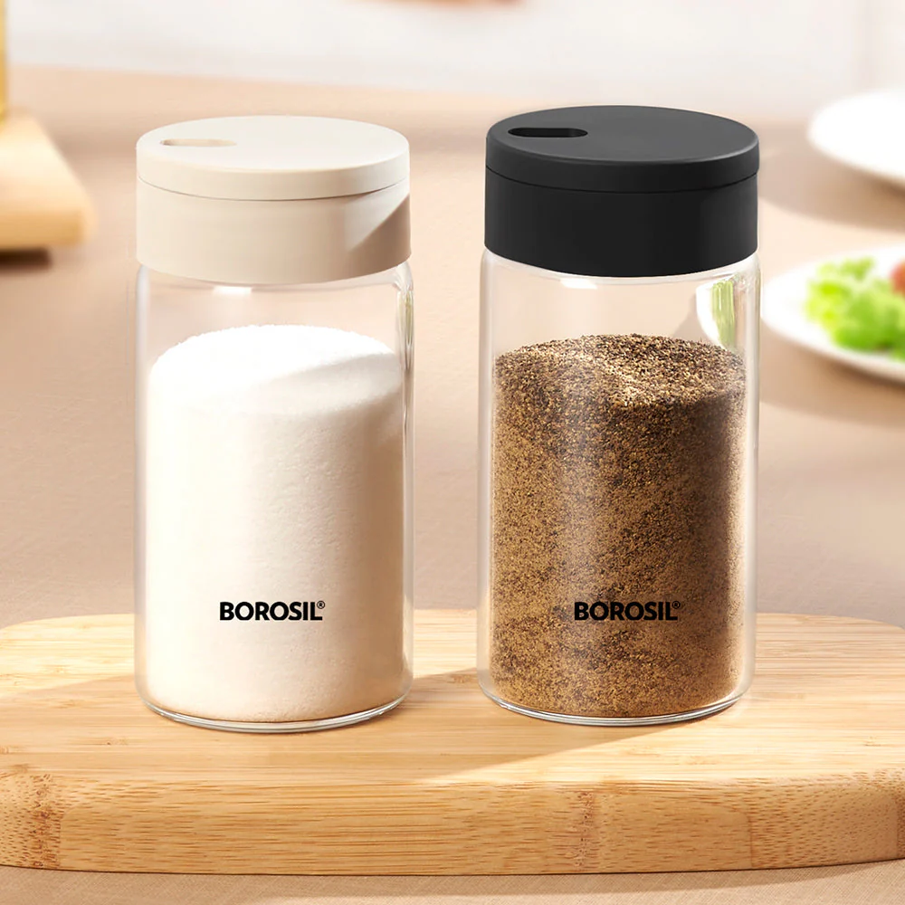 Glass Salt & Pepper Jars - Image 3