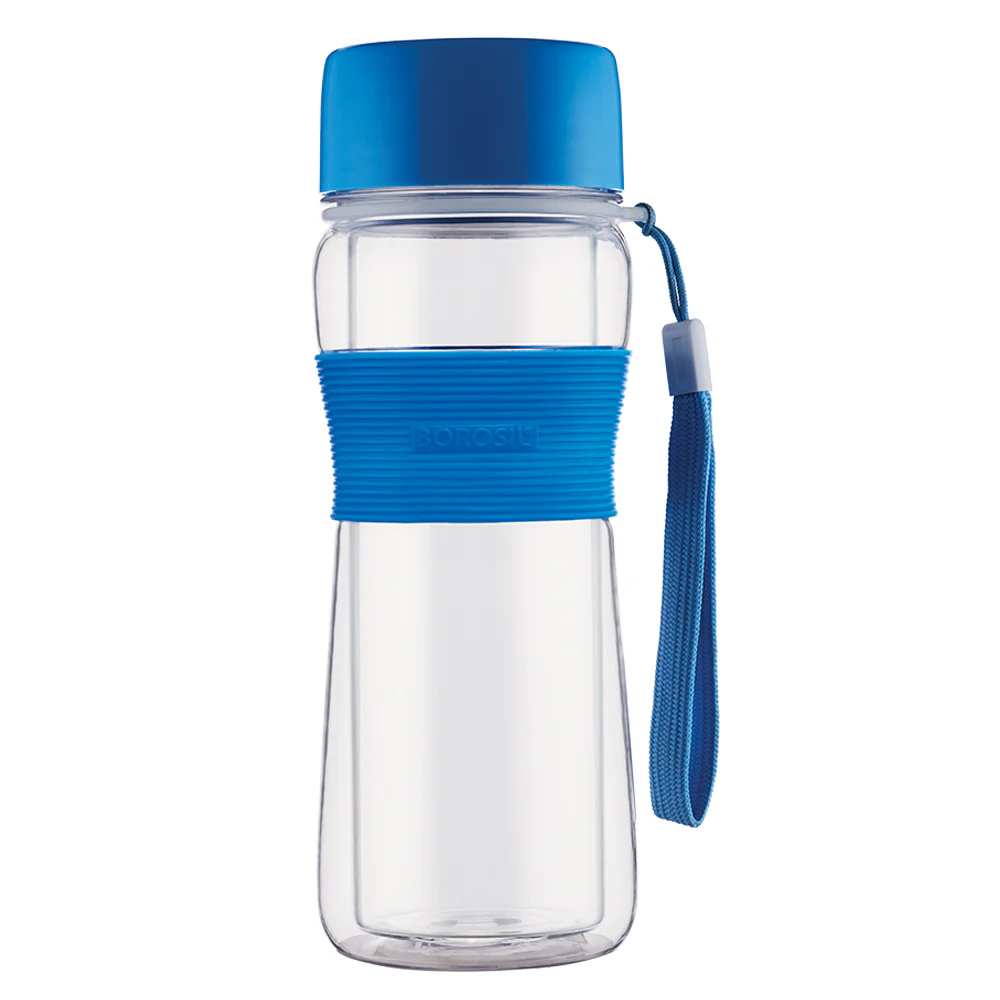 Glass Strong Blue Bottle - Image 3