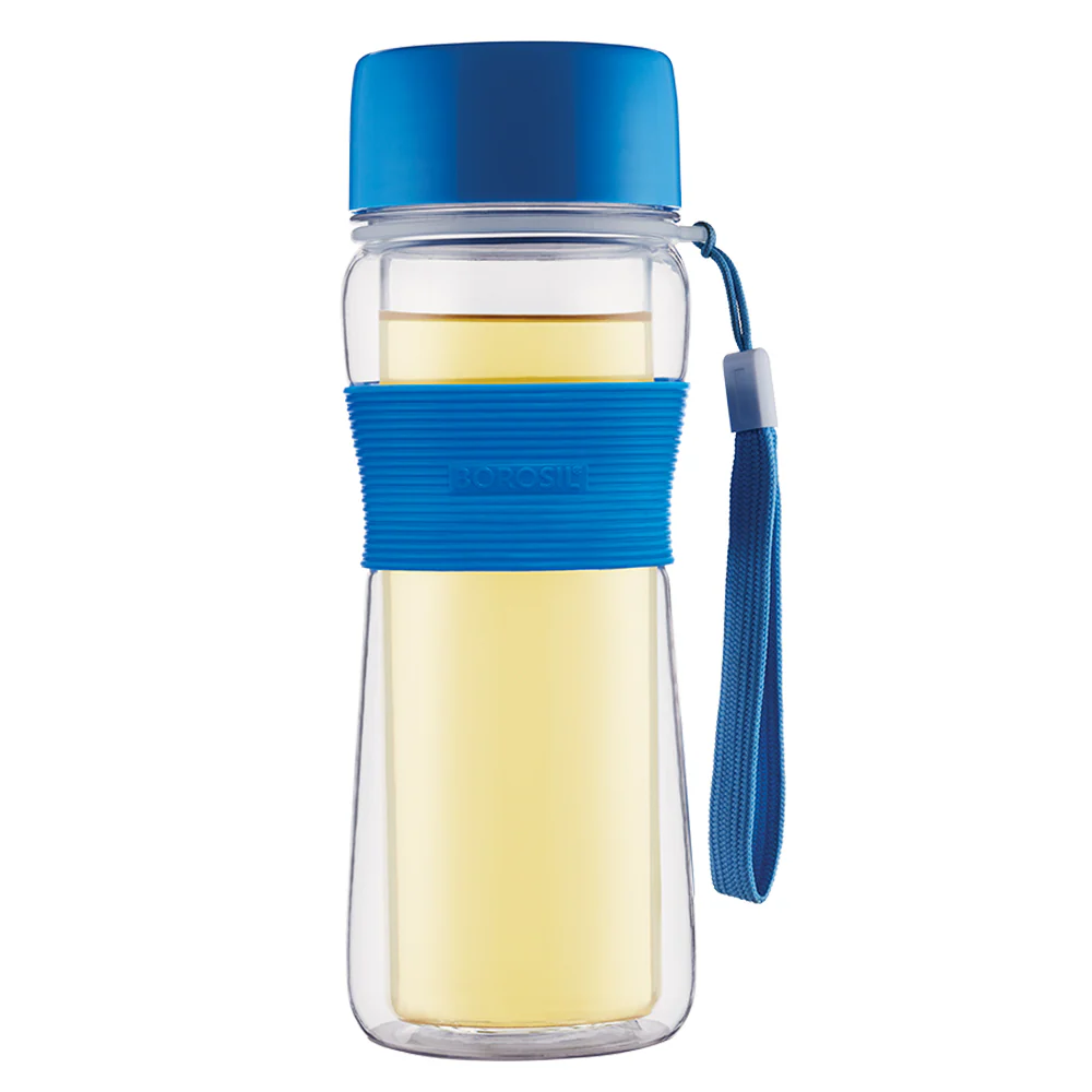 Glass Strong Blue Bottle - Image 5
