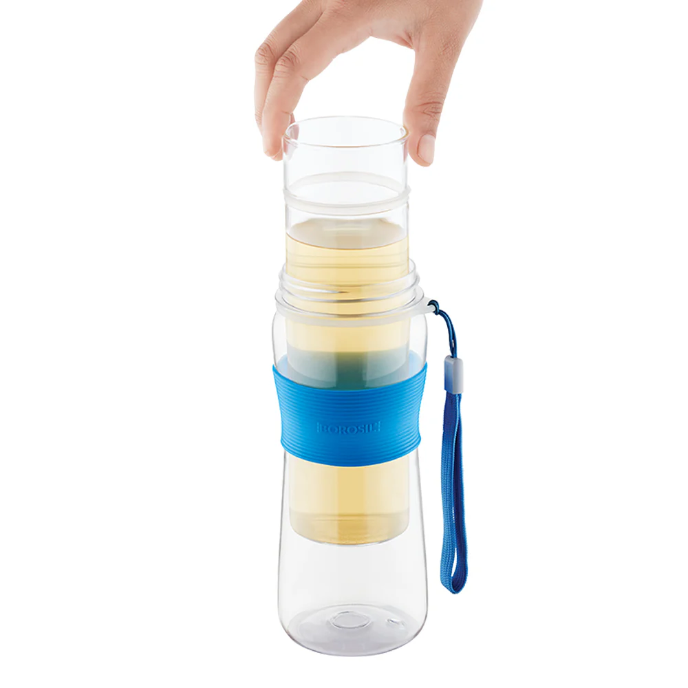Glass Strong Blue Bottle - Image 8