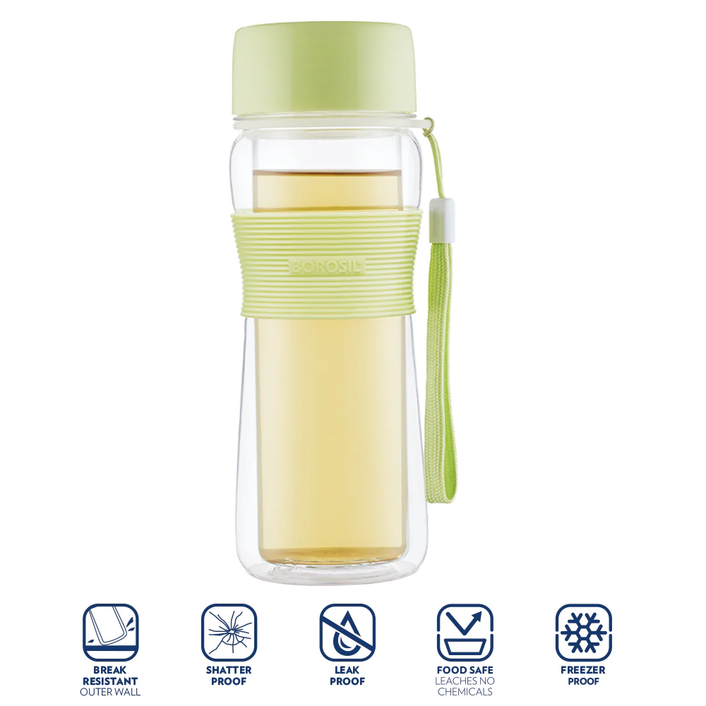 Glass Strong Green Bottle - Image 11