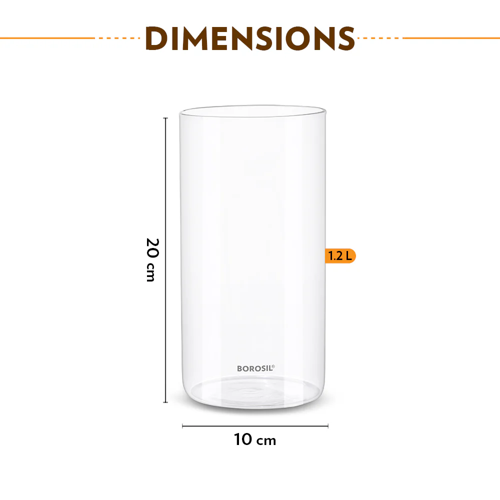 Borosil Glass Vase - Image 4