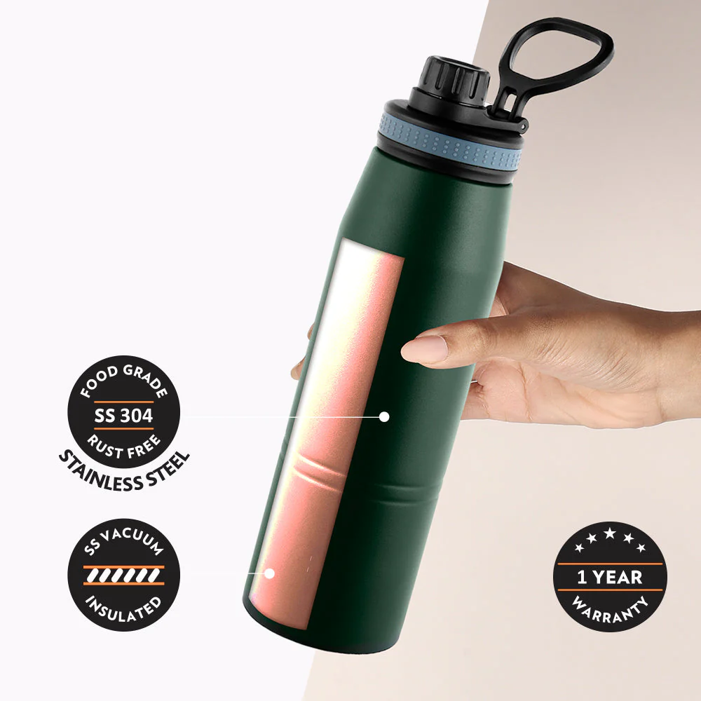 Gosport Double Wall Bottle, Green - Image 4
