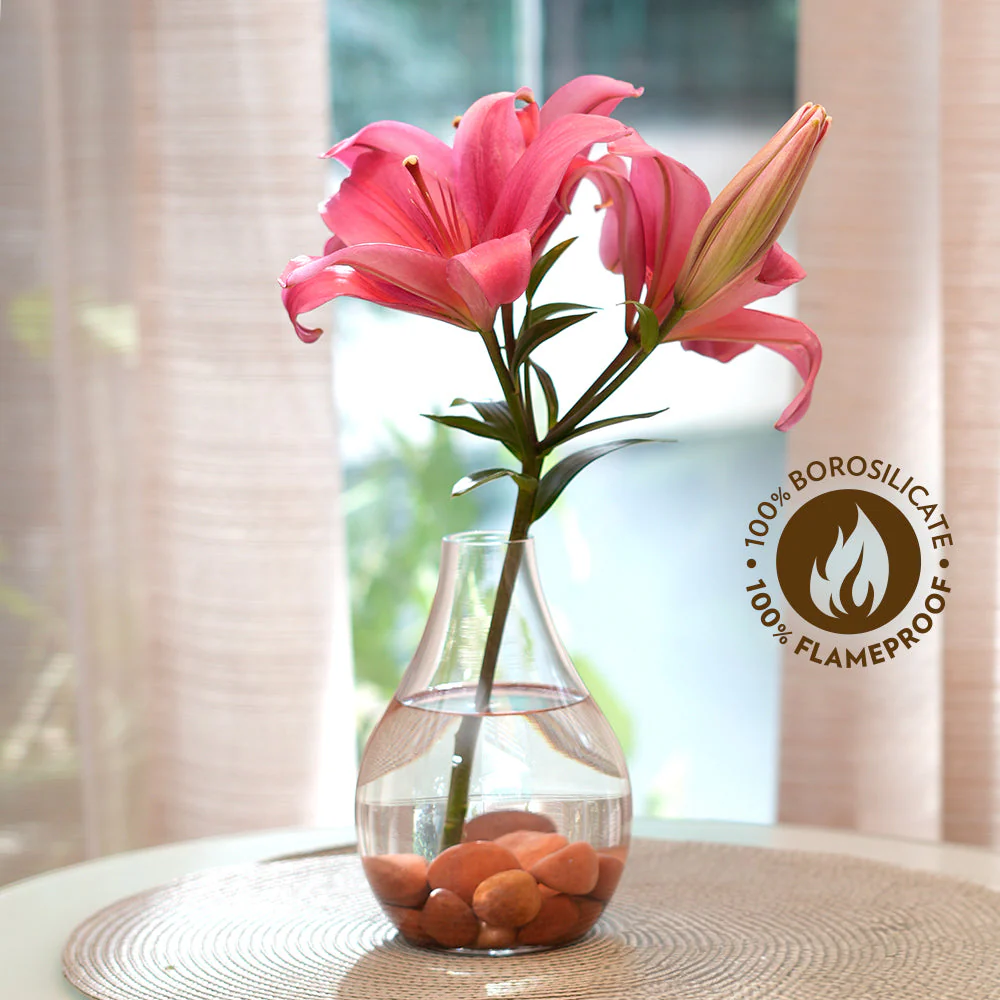 Borosil Grace Vase, 1 Unit - Image 5