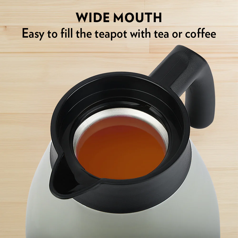 Borosil Insulated Tea Pot, Birch - Image 5