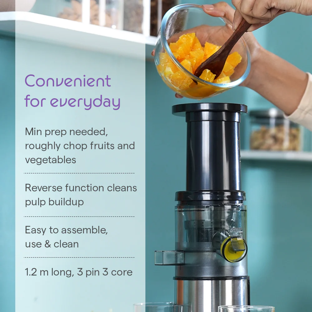 Juicewell Cold Press Slow Juicer - Image 9