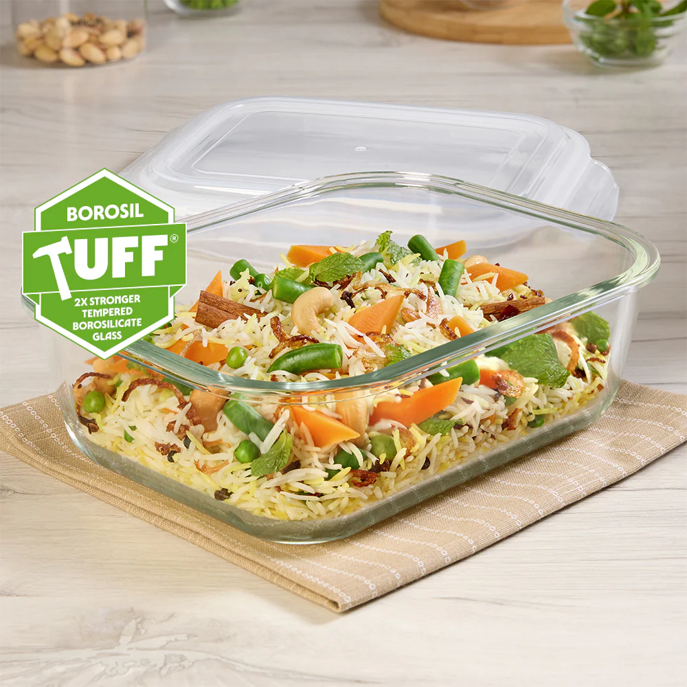 Tuff-Glass Klip n Store, Rectangular Container - Image 2