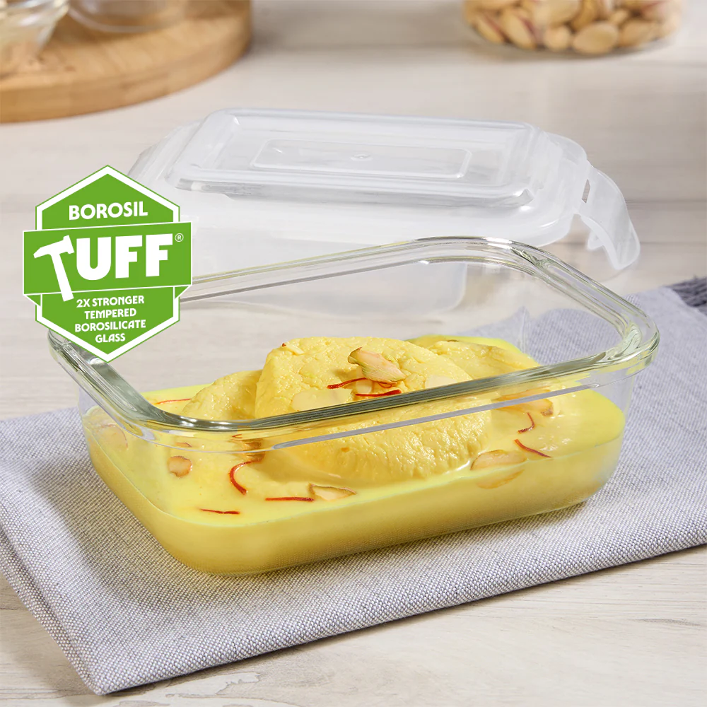 Tuff-Glass Klip n Store, Rectangular Container - Image 2