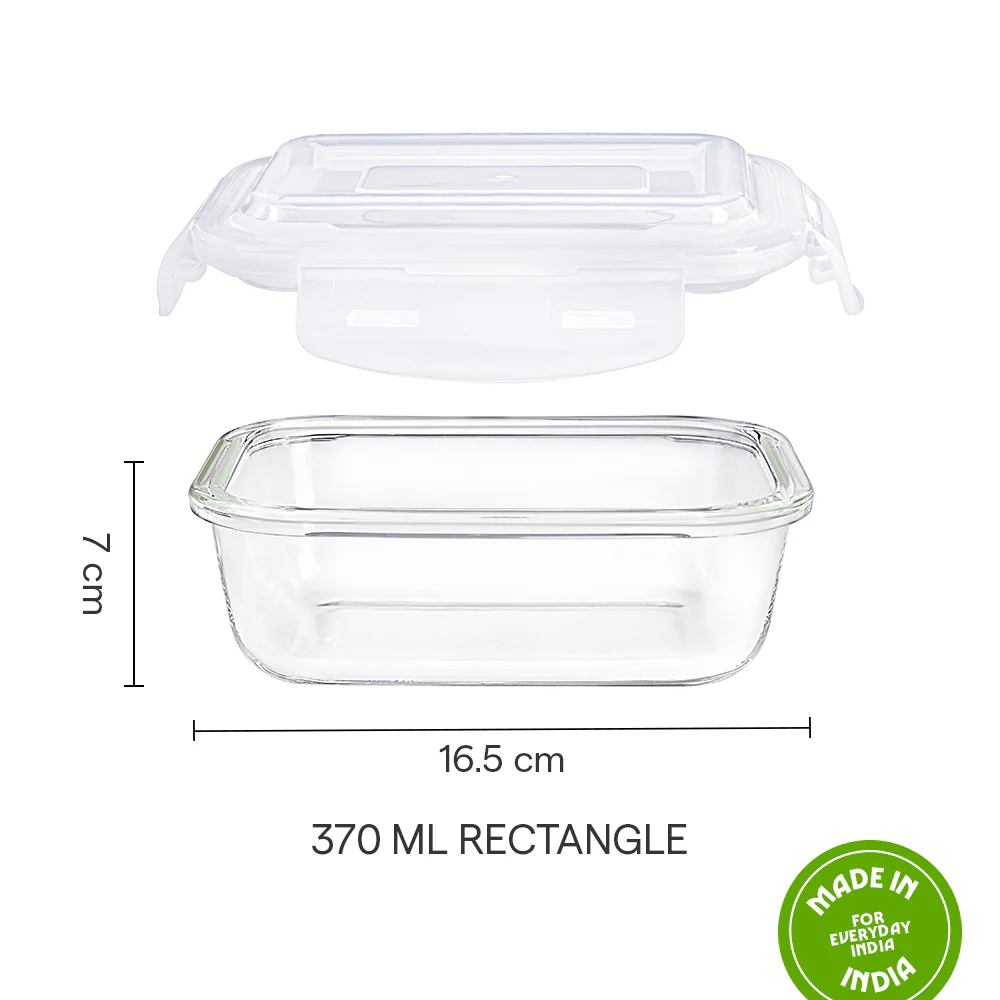 Tuff-Glass Klip n Store, Rectangular Container - Image 3