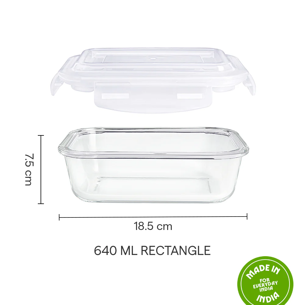 Tuff-Glass Klip n Store, Rectangular Container - Image 3