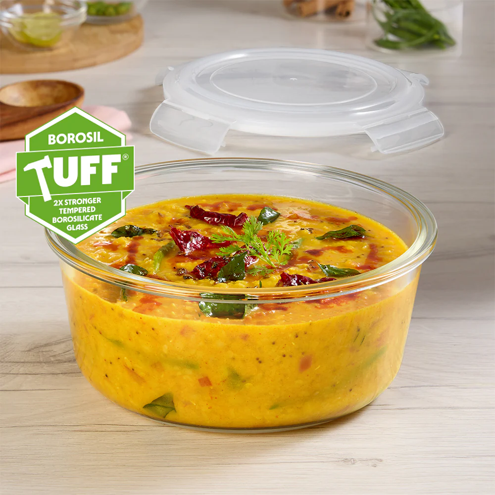 Tuff-Glass Klip n Store, Round Container - Image 2