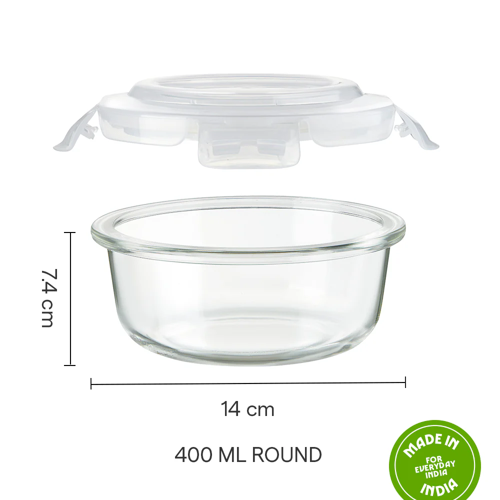 Tuff-Glass Klip n Store, Round Container - Image 3