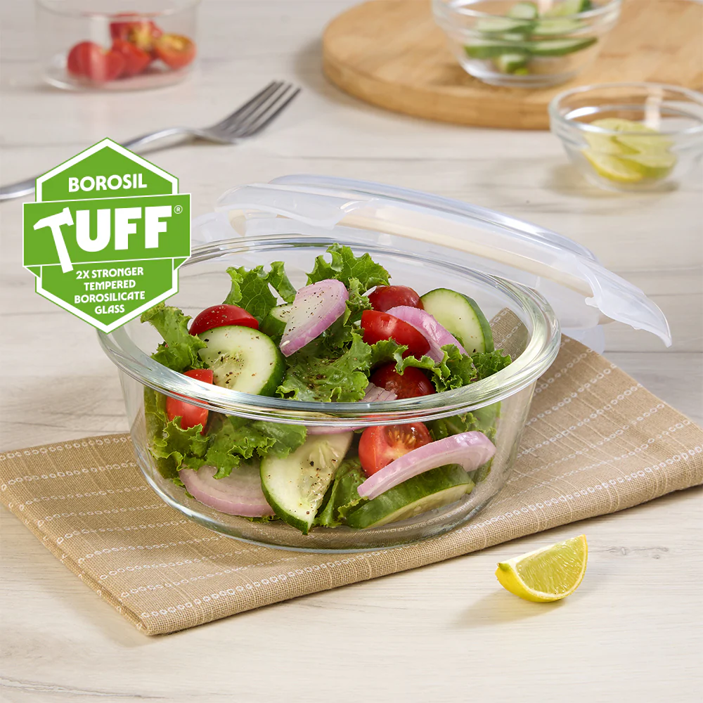 Tuff-Glass Klip n Store, Round Container - Image 2