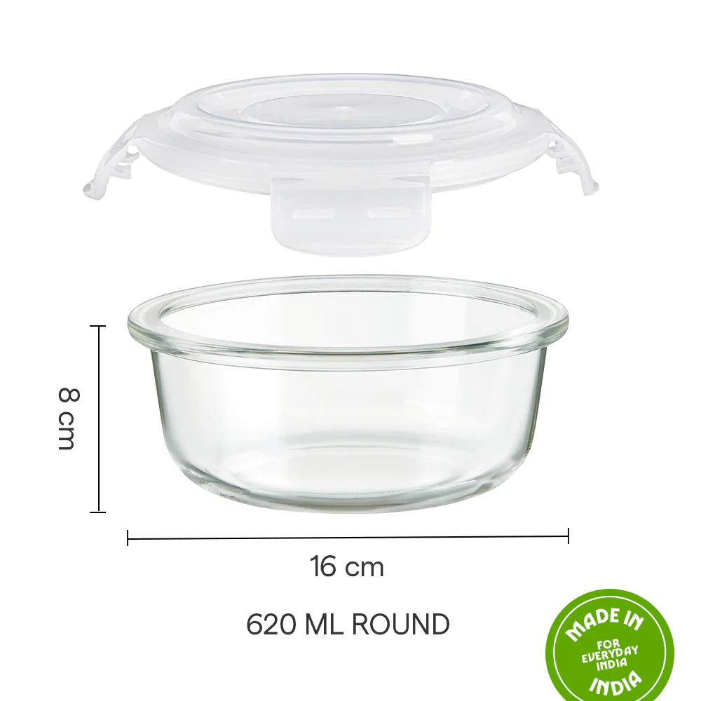 Tuff-Glass Klip n Store, Round Container - Image 3