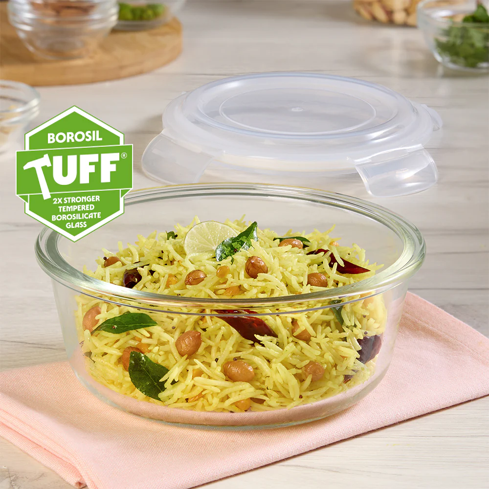 Tuff-Glass Klip n Store, Round Container - Image 2