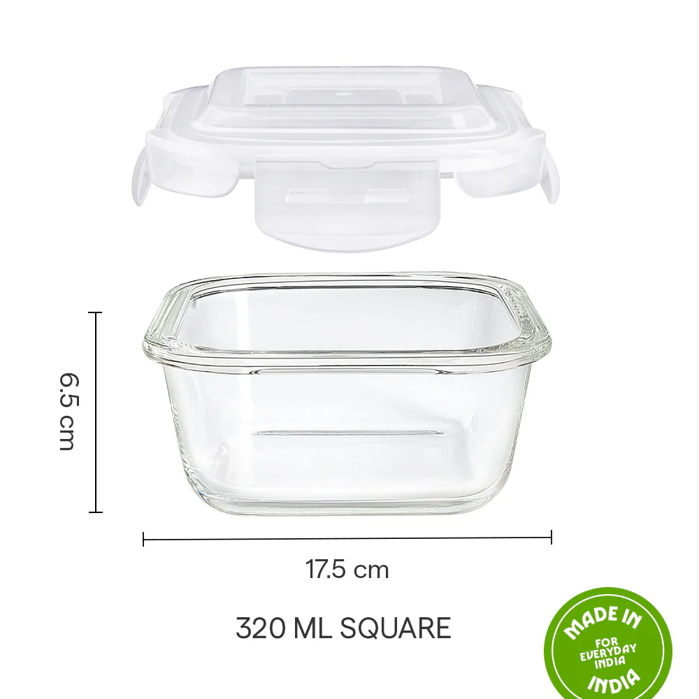 Tuff-Glass Klip n Store, Square Container - Image 3