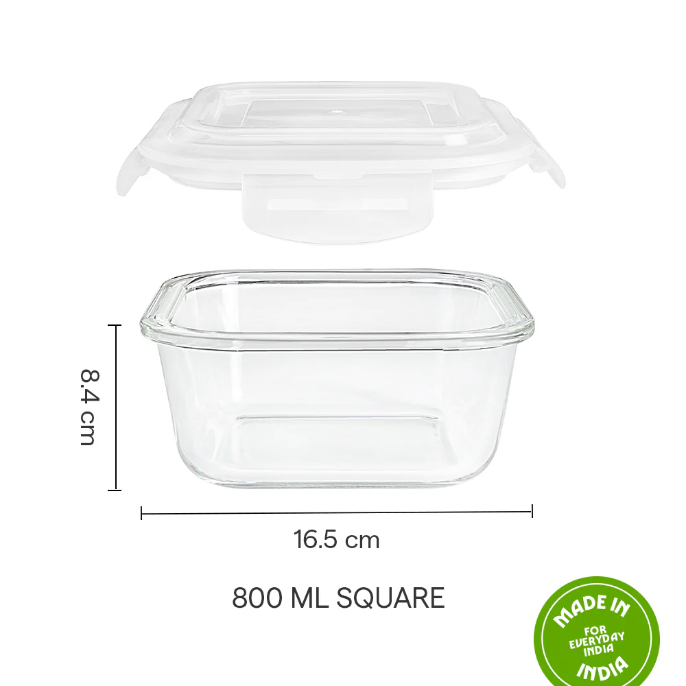 Tuff-Glass Klip n Store, Square Container - Image 3