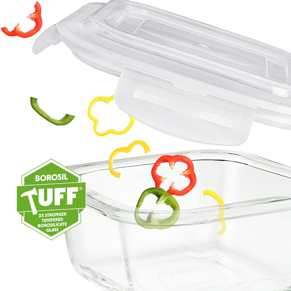 Tuff-Glass Klip n Store, Square Container - Image 4