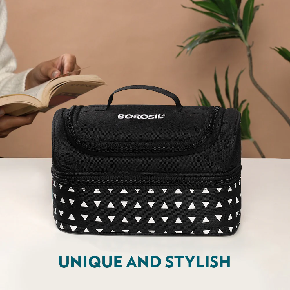 Universal Glass Lunchbox, Kube Black - Image 10
