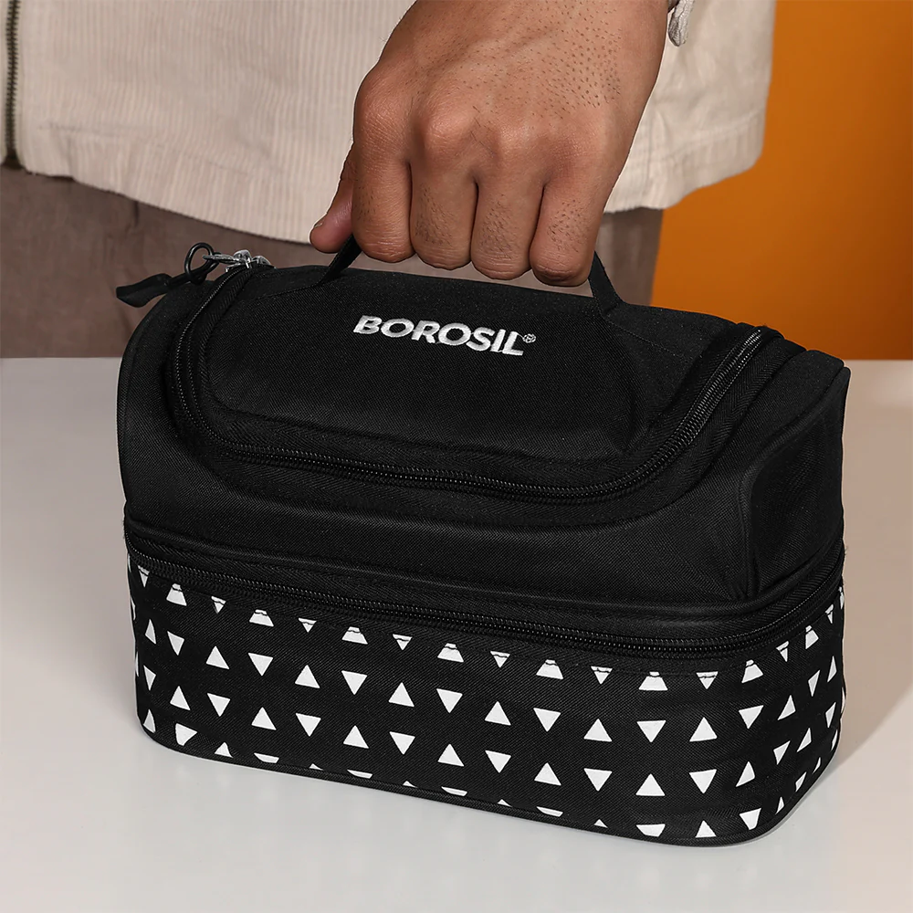 Universal Glass Lunchbox, Kube Black - Image 5