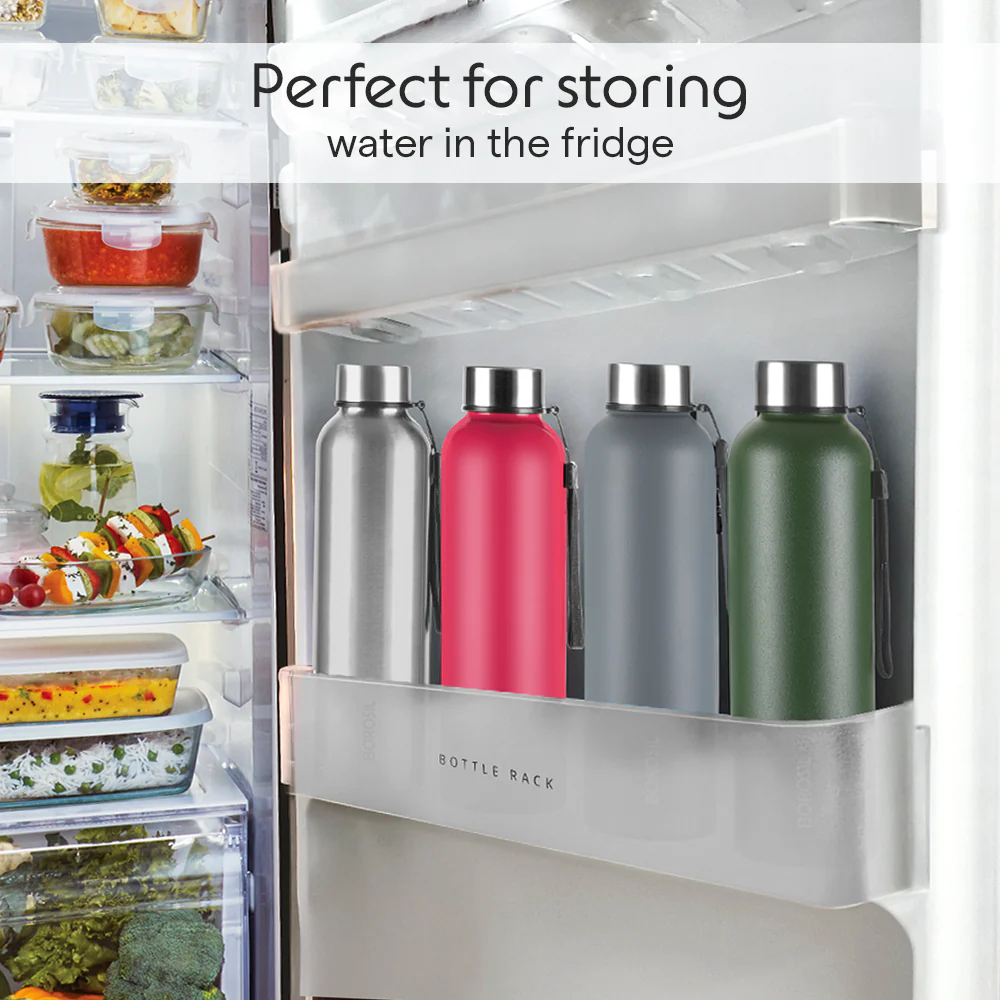 Laguna Stainless Steel Single Wall Bottle, Grey - Image 7