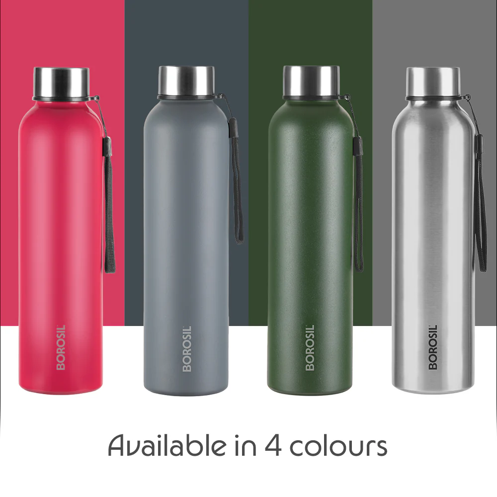 Laguna Stainless Steel Single Wall Bottle, Red - Image 10