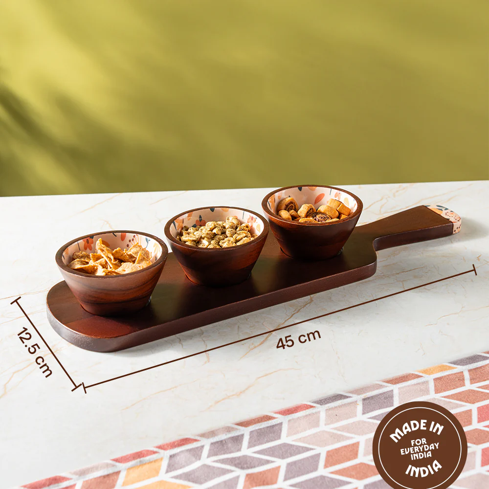 Mix Munch Platter Set, Floral - Image 2