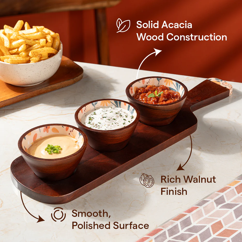 Mix Munch Platter Set, Floral - Image 3