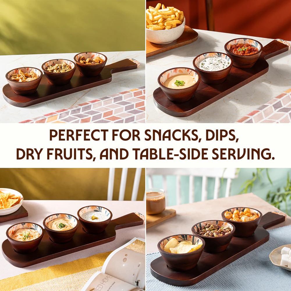 Mix Munch Platter Set, Floral - Image 7