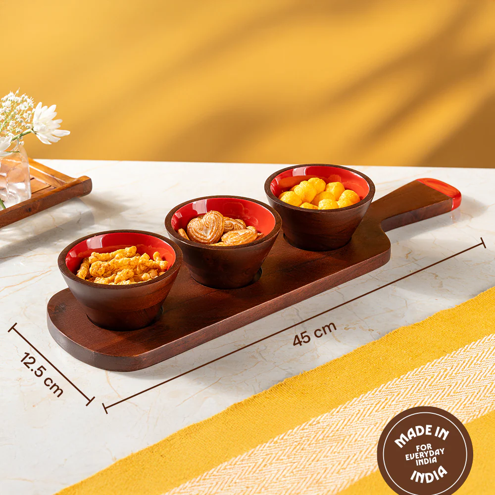 Mix Munch Platter Set, Red - Image 2